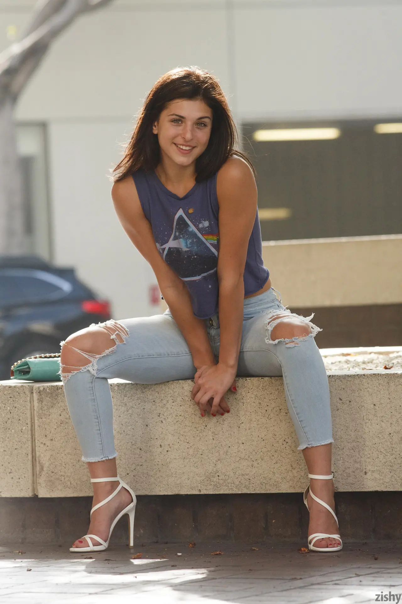 Modelo Leah Gottierrez fan de Pink Floyd!