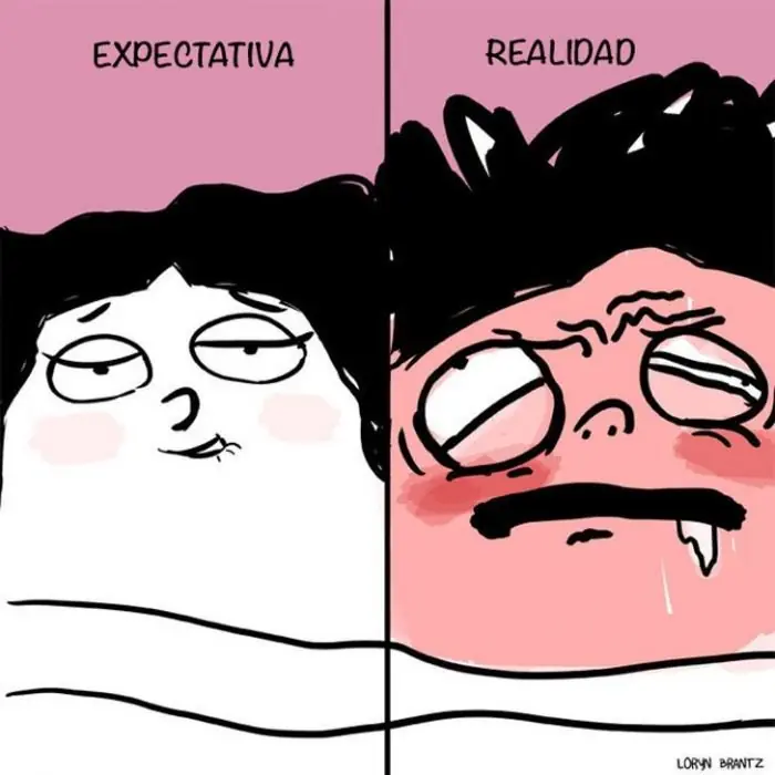 Ilustraciones vs la realidad al momento de la intimidad