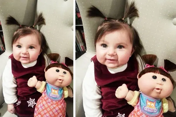10 bebés que lucen igual a sus muñecas favoritas