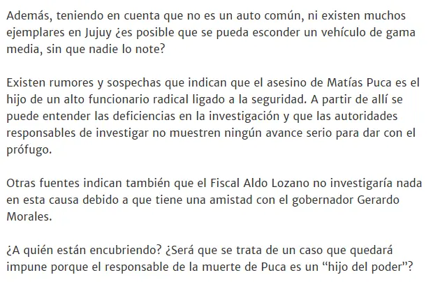 Escandalosa Muerte en Jujuy: Los Hijos del Poder