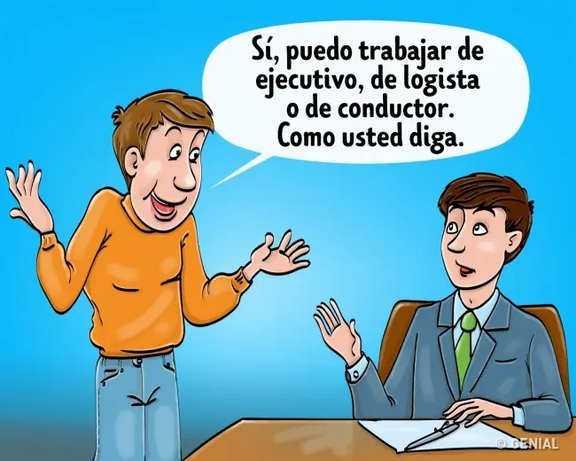 Candidatos para puestos de trabajo que nunca son contratados