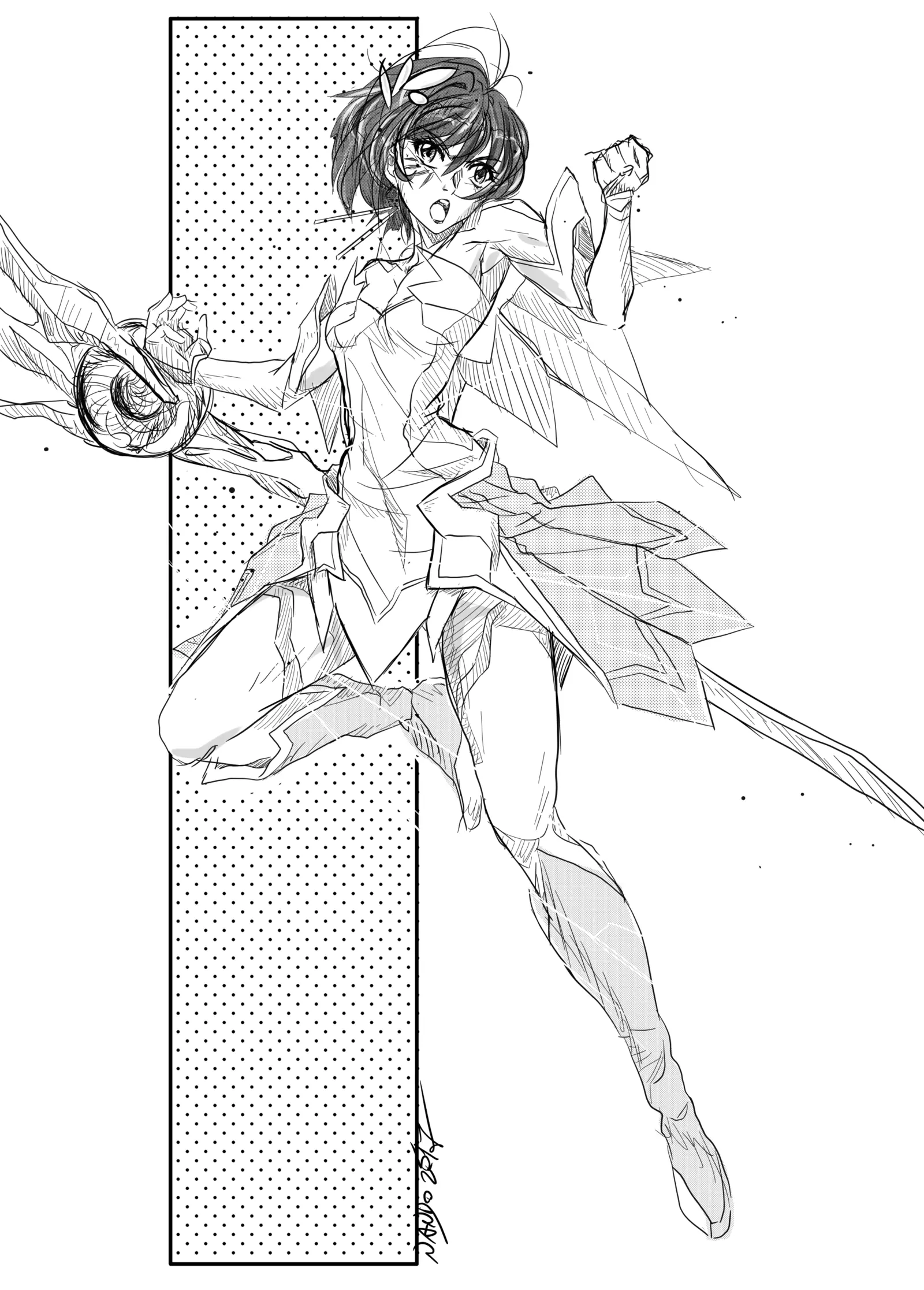 Recopilado de mis ilustraciones manga que me dejo este 2017