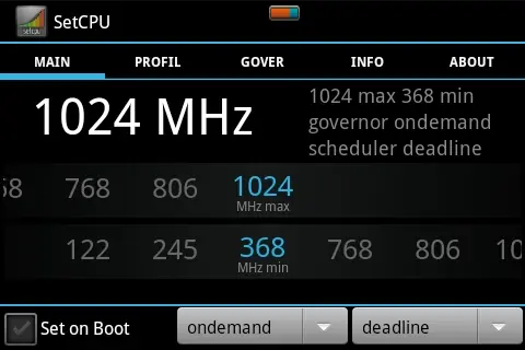 Ahorra bateria en tu android. Set cpu.(Funciona realmente)
