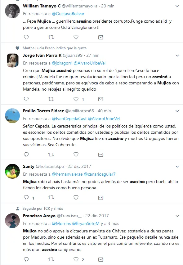 Pepe Mujica aliado del terrorismo y Uribe lo sabe.