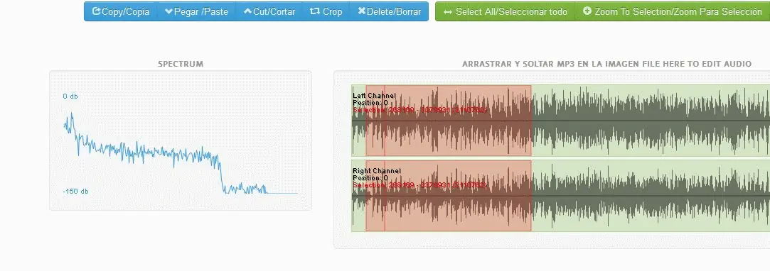 Edición de audio online gratis