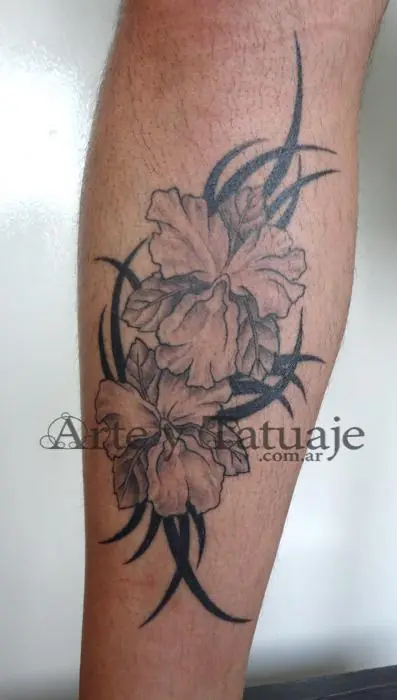 Tatuajes de flores en arte y tatuaje