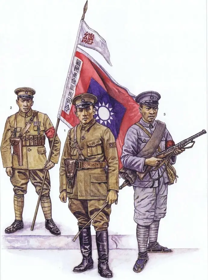 Uniformes chinos de la segunda guerra mundial
