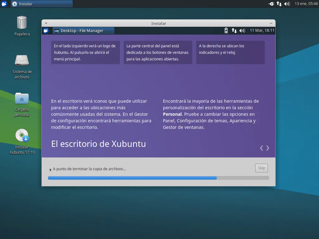 Instalacion Xubuntu 17.10 paso a paso