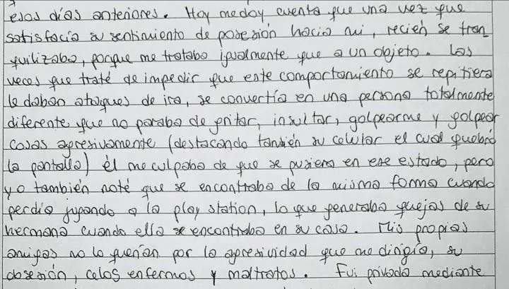 Revelan paginas de supuesto Diario Intimo de Nahir Galarza