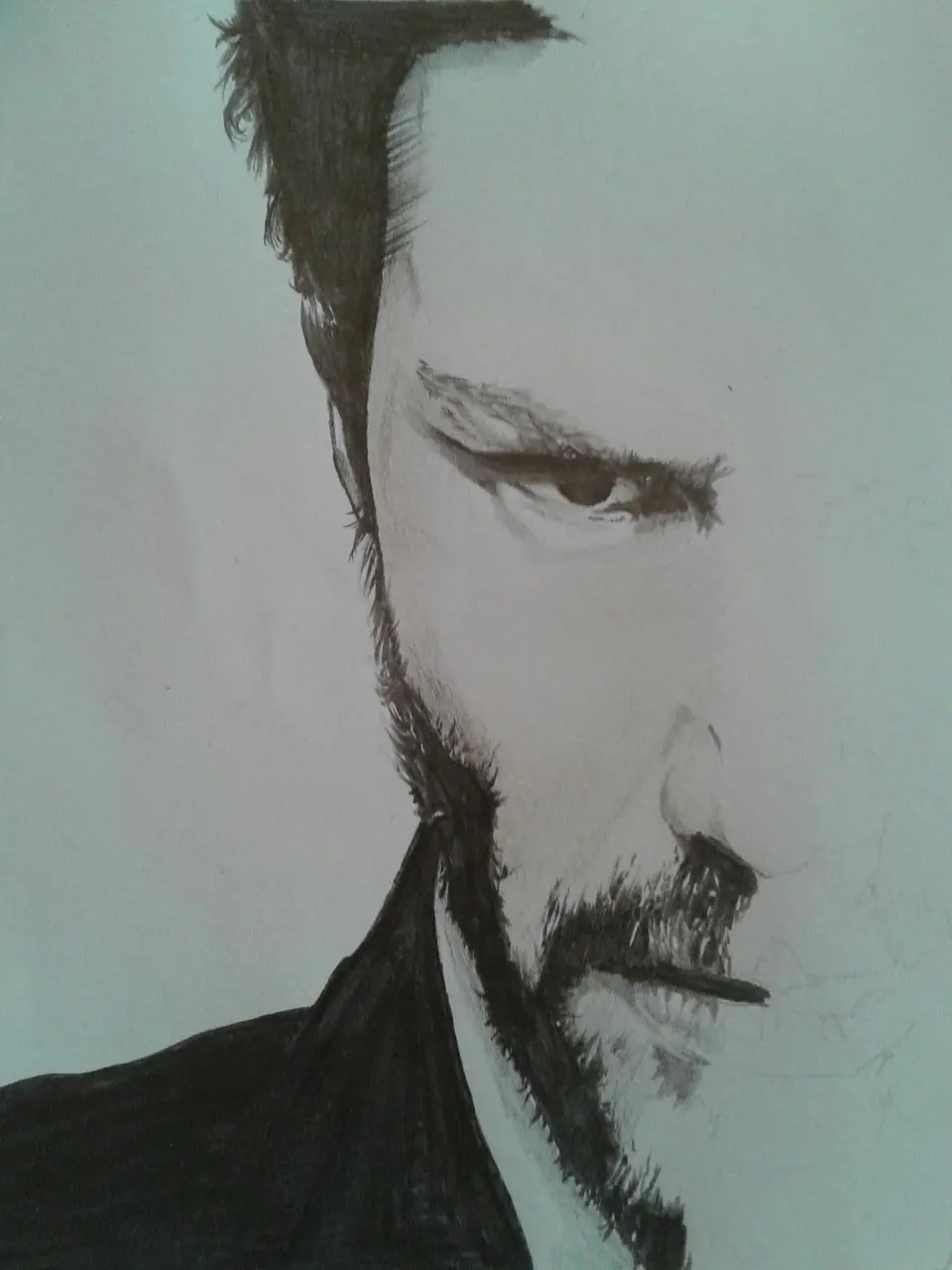 retrato de keanu reeves