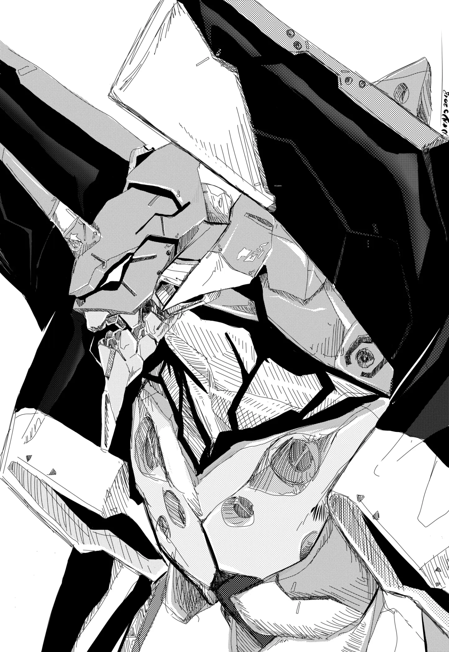 Dibuje al eva 01 y se los enseño!