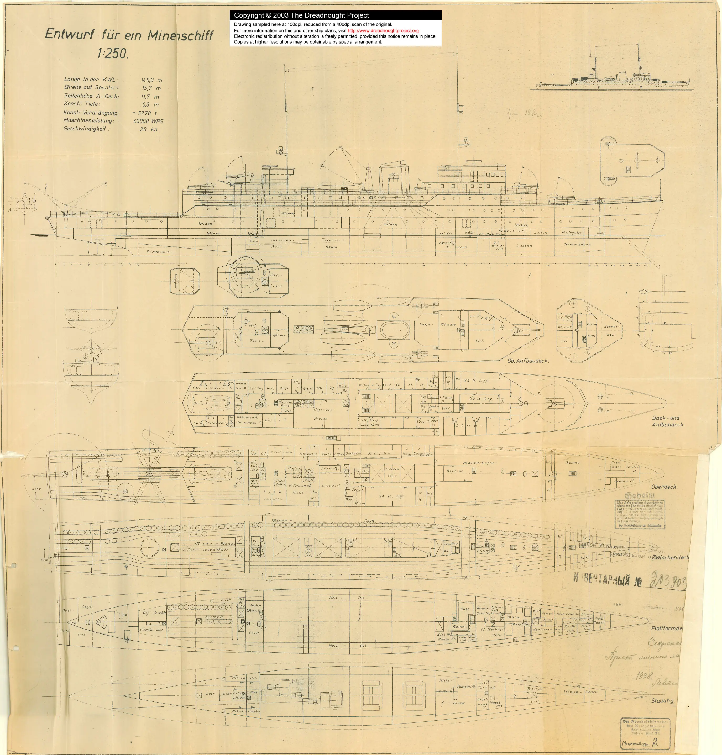 planos navios