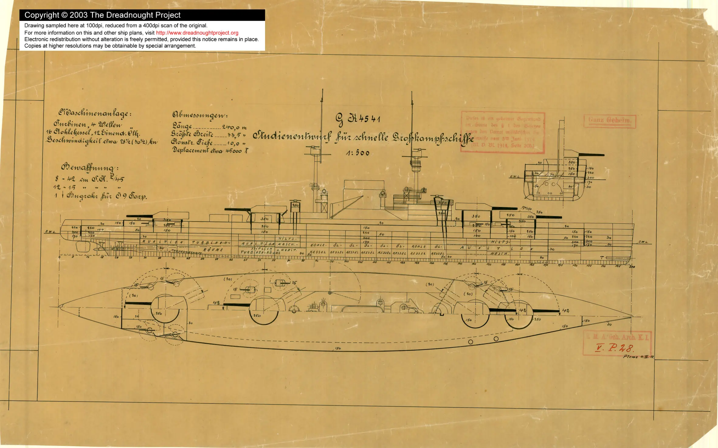 planos originales primer guerra mundial