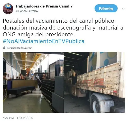 Vaciamiento TVP