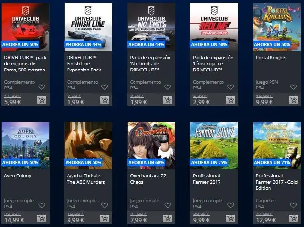 ps4 descuentos