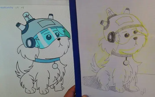 Te enseño a dibujar a snuffles