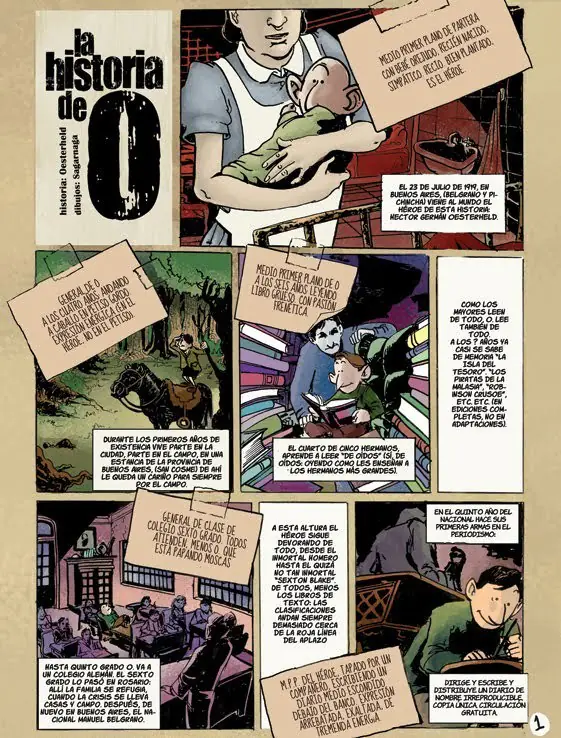 Oesterheld: autobiografía + el comic