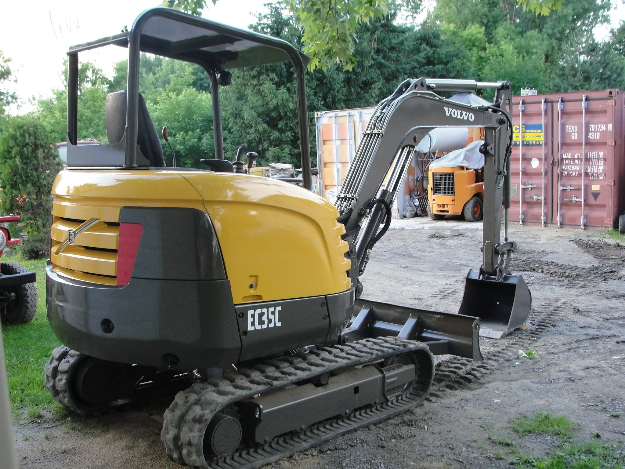 Volvo Ec35c compact excavator parts manual