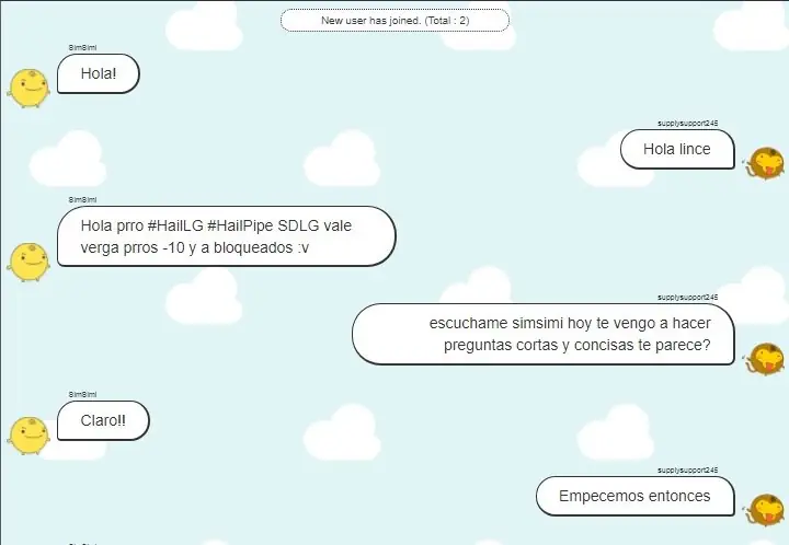 Charlé con Simsimi sobre taringa, se fue a la m***