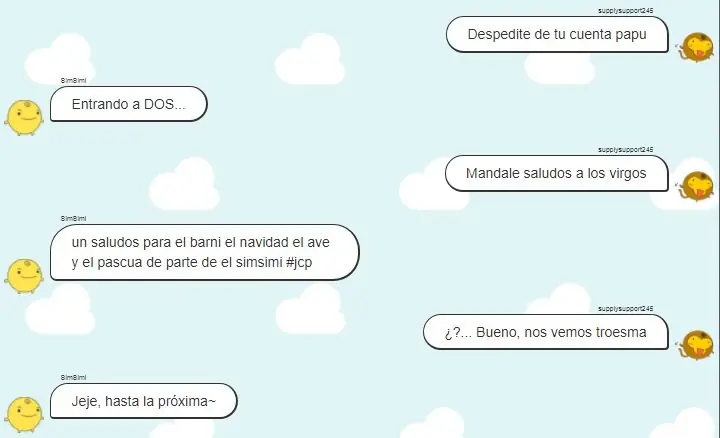 Charlé con Simsimi sobre taringa, se fue a la m***