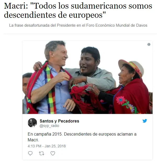 niega toda la historia
