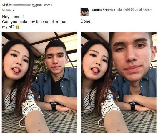 Se equivocaron de persona al pedir ayuda con el Photoshop