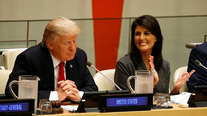 Embajadora de EEUU en la ONU comenta supuesto lío con Trump