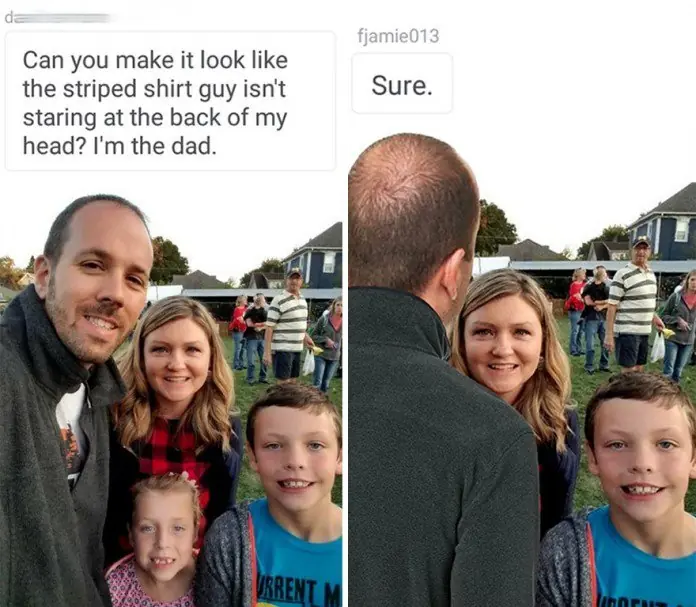 Se equivocaron de persona al pedir ayuda con el Photoshop