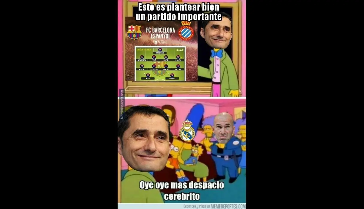 Barcelona clasificó y memes se burlan del Madrid