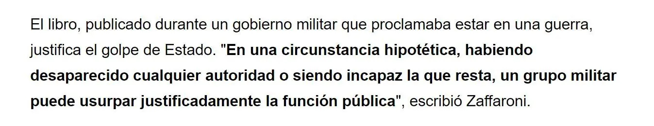 Zaffaroni de cómplice de la dictadura militar a idolo K