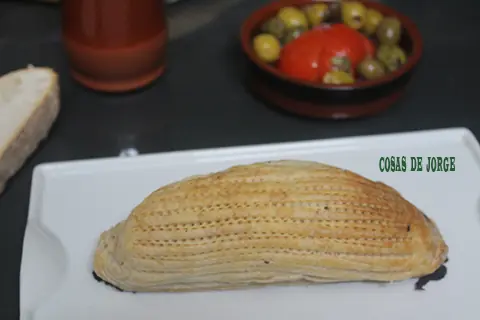 Solomillo relleno de platano