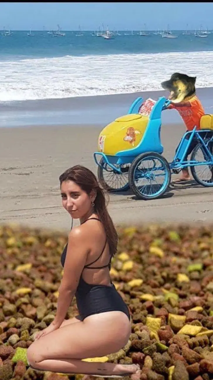 Pidió ayuda para borrar a hombre que aparecía en la foto