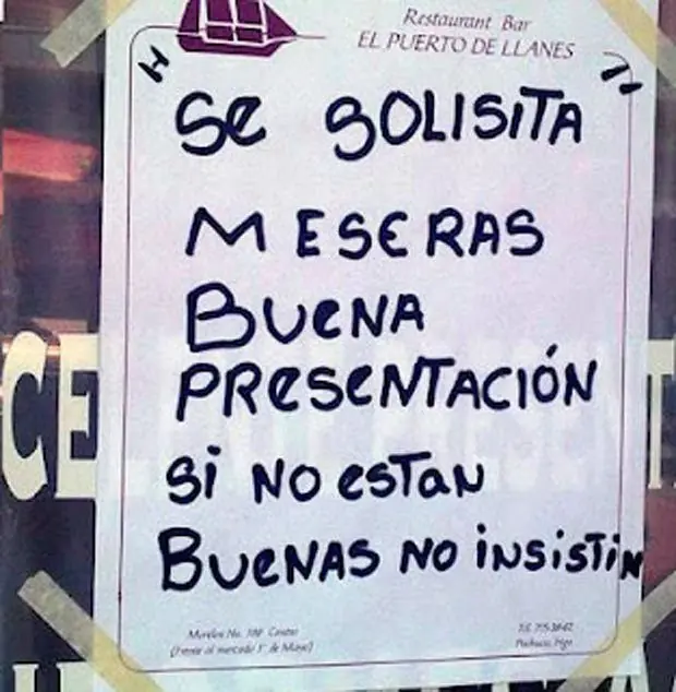 11 carteles sarcásticos y sin sentido...
