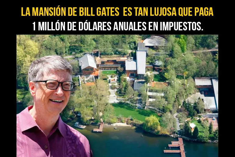 15 Datos asombrosos de la fantástica Mansión de Bill Gate