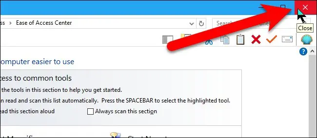 puntero del mouse windows