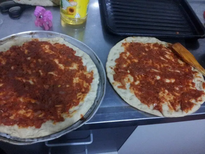 Pizza de hamburguesa