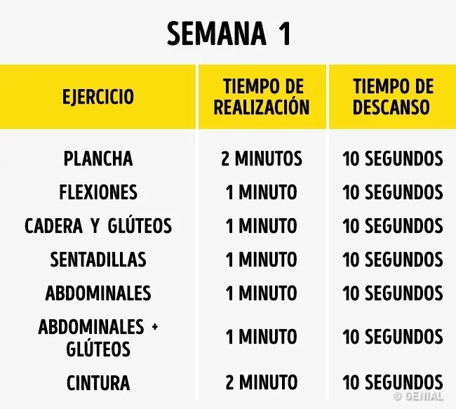 ejercicios