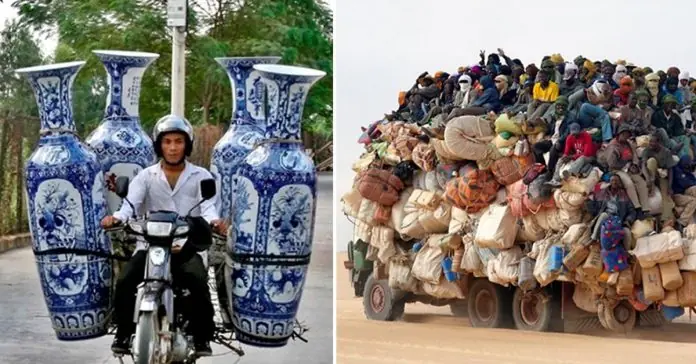 impactante.! podras creer que estos vehiculos anden?