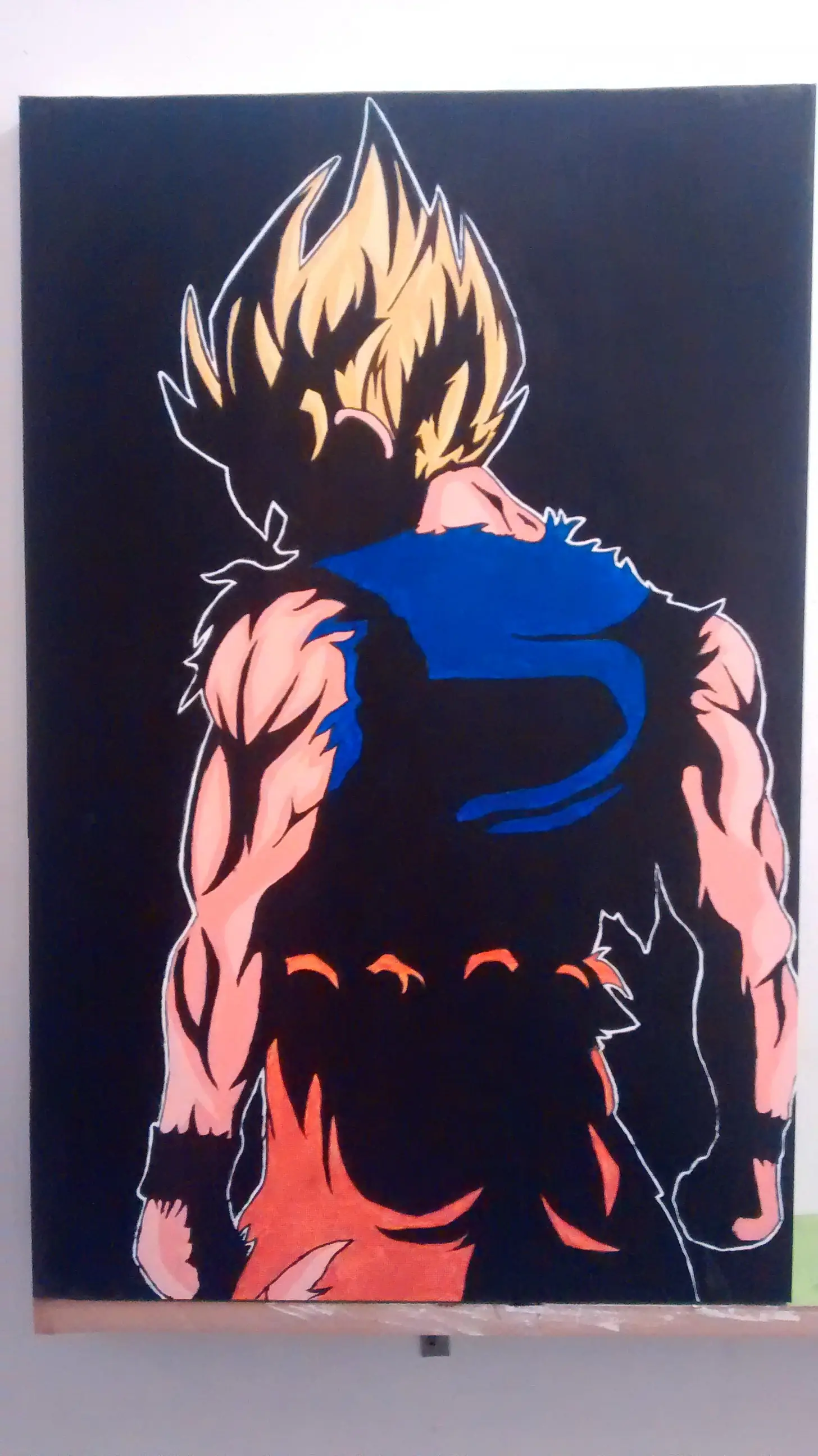 Mirá como quedó este cuadro! - Goku, Milk y Gohan
