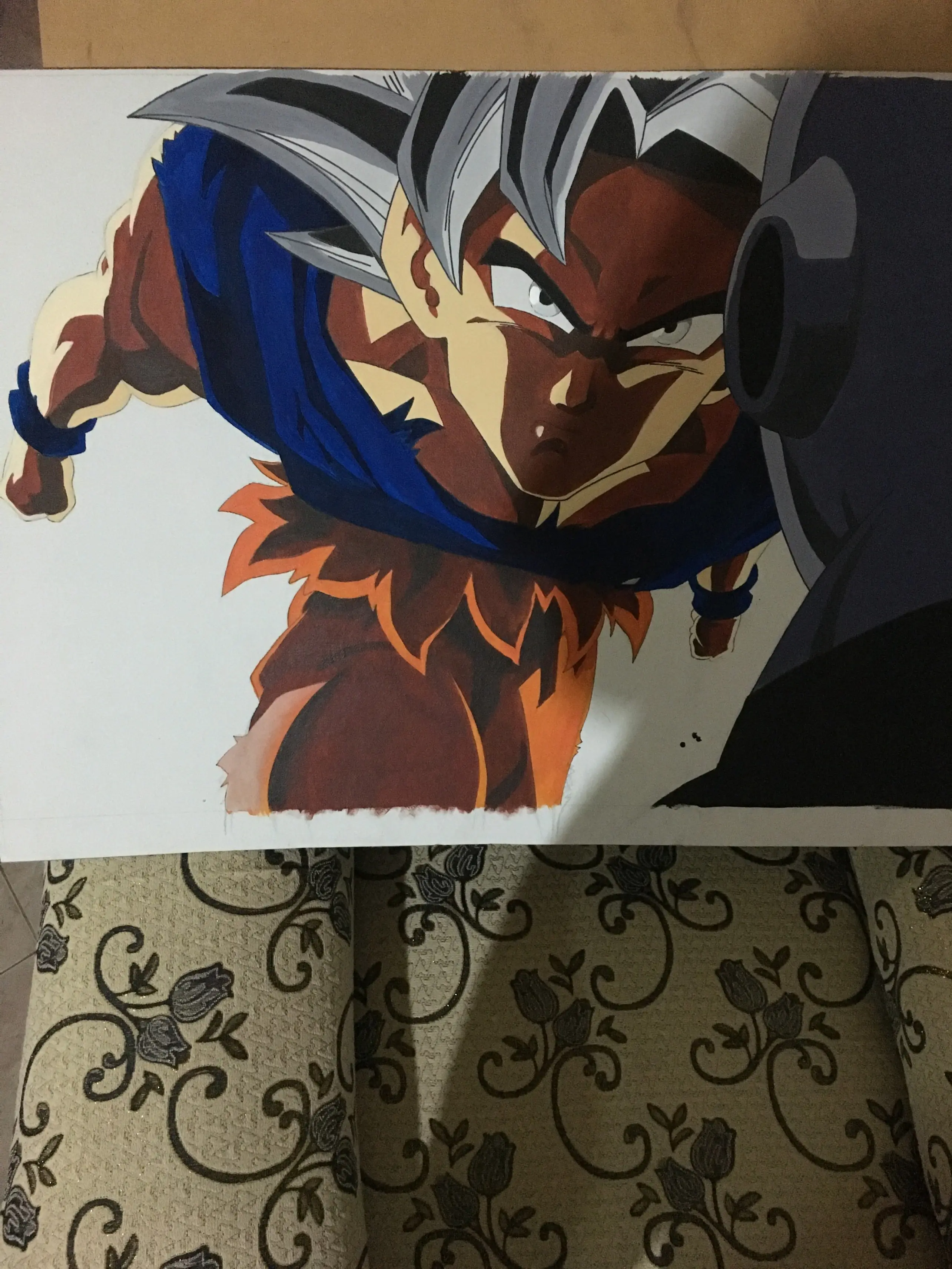 Cuadro de Goku vs Jiren