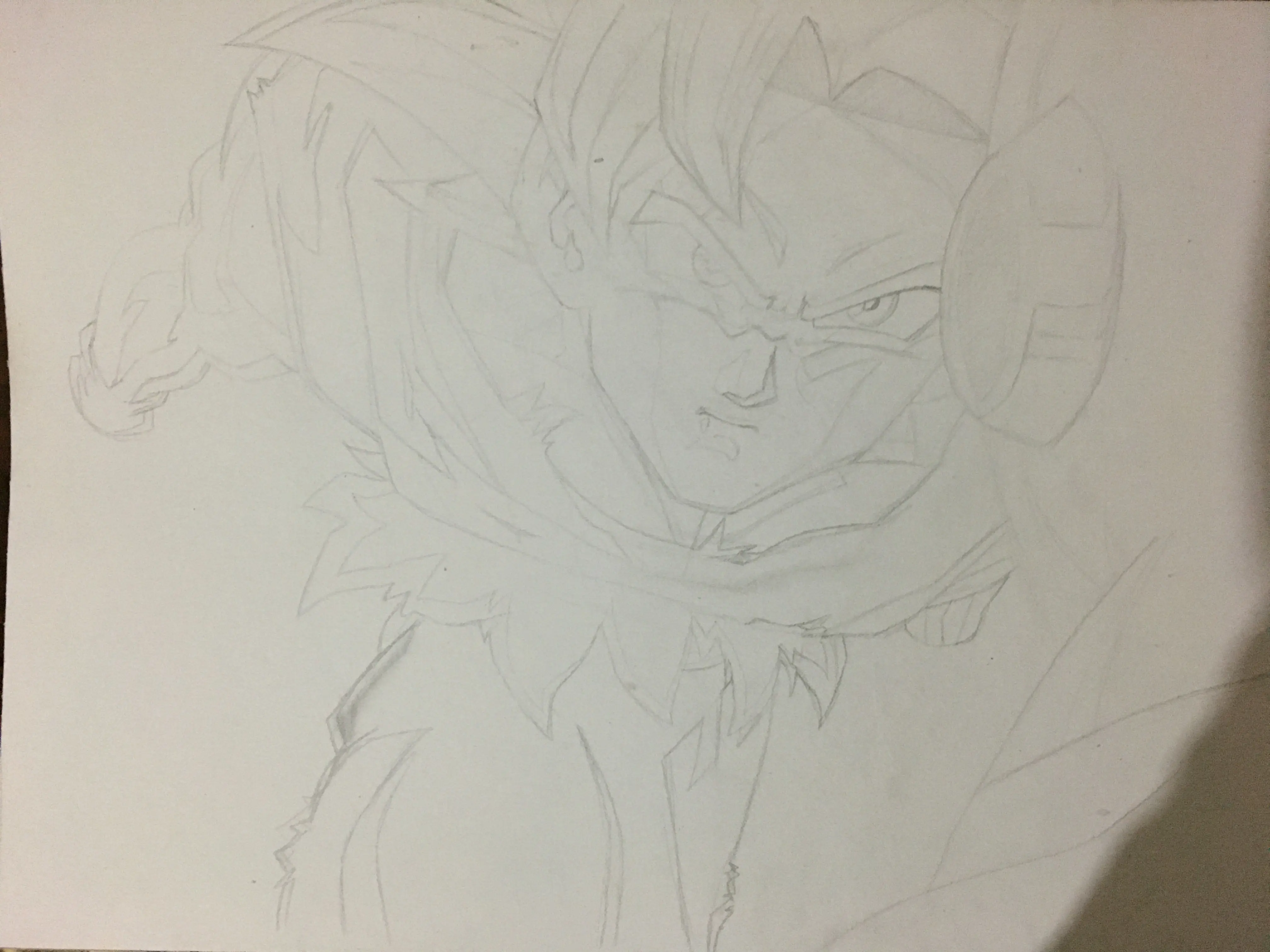 Cuadro de Goku vs Jiren