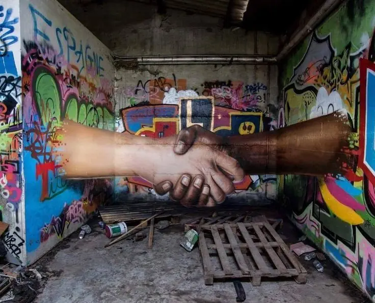 Esto si es un buen arte urbano y se merecen de todo!