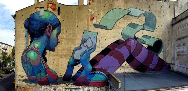 Esto si es un buen arte urbano y se merecen de todo!