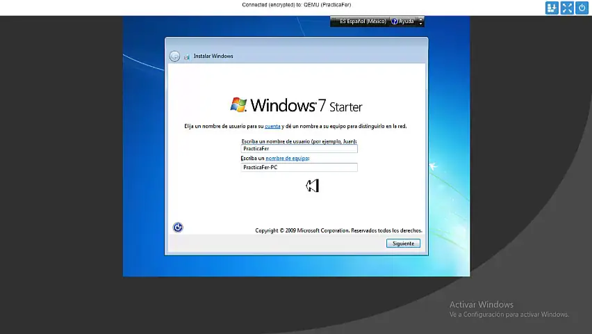 instalacion de windows