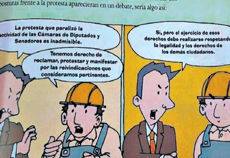 Adoctrinamiento pro: el "relato" llegó a los manuales