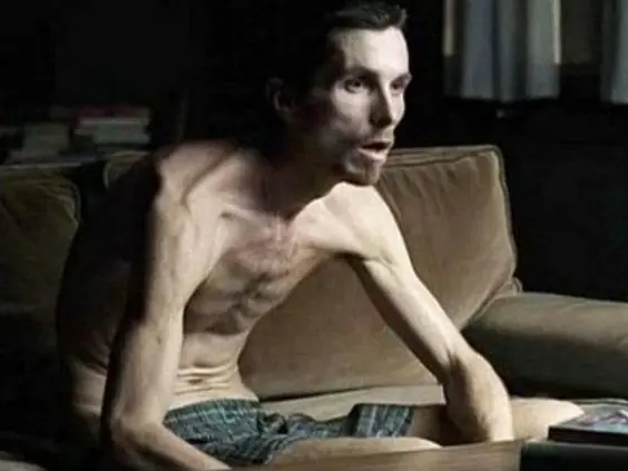 La dieta de Christian Bale en el maquinista