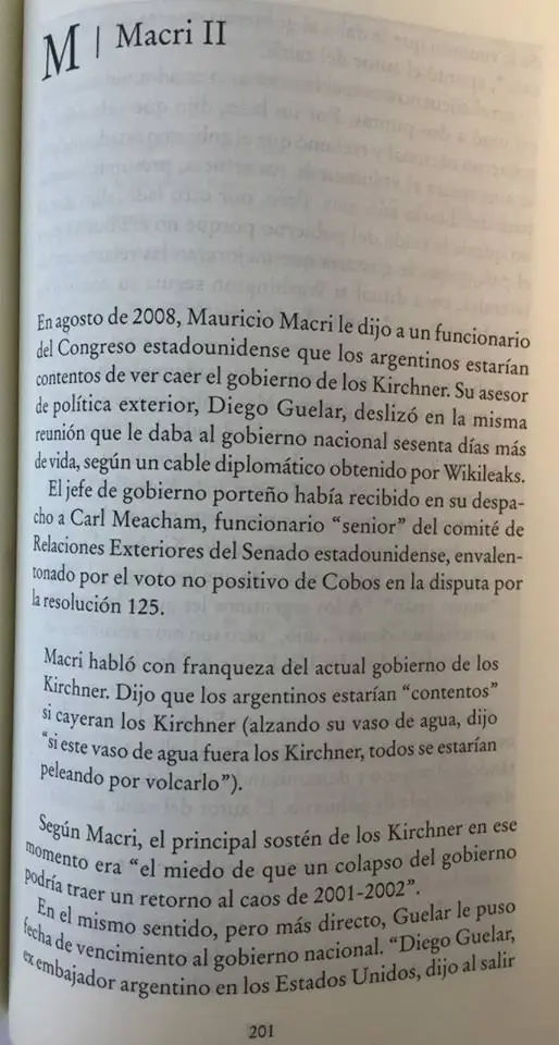 Sigue la novela: Macri con palabras golpistas contra Cris K