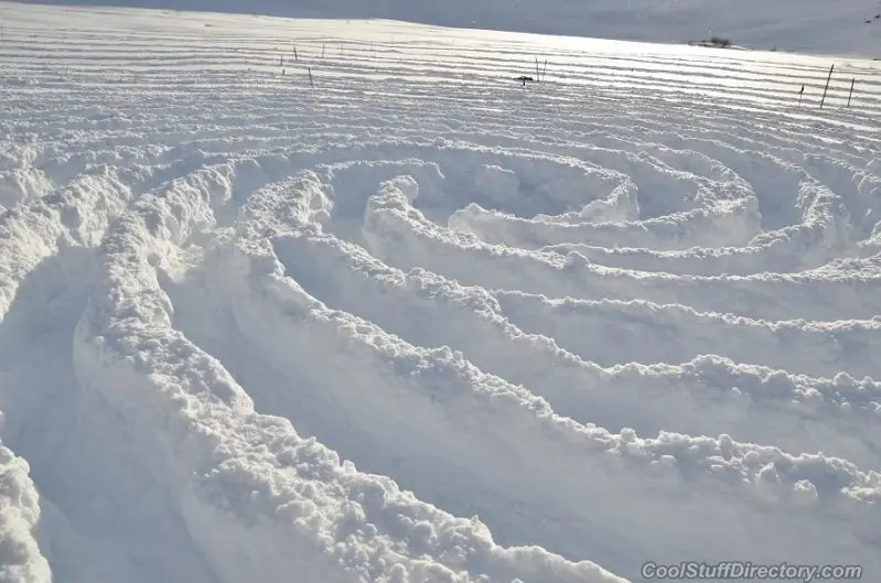 Simon Beck - Dibujos en la nieve (fotos, video)