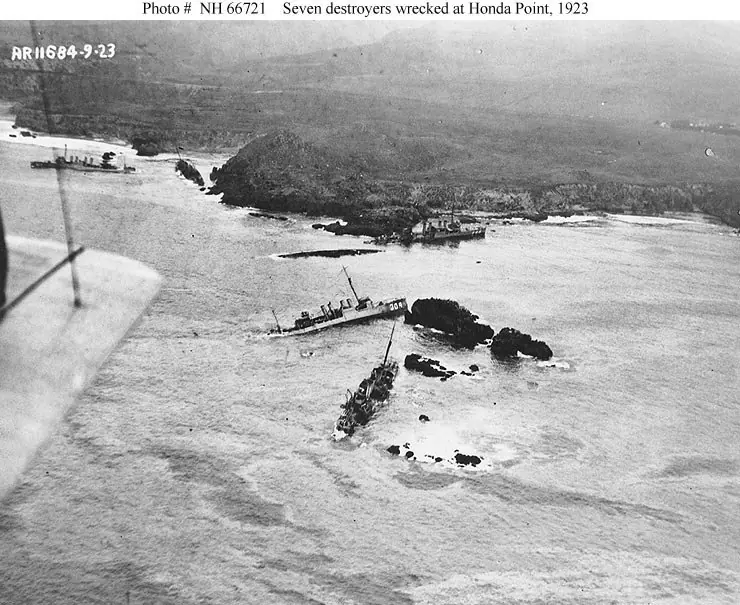 El desastre naval de Honda Point