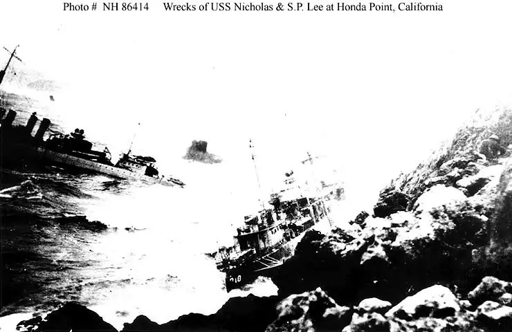 El desastre naval de Honda Point